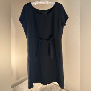 NWOT Banana Republic Black Silk Dress